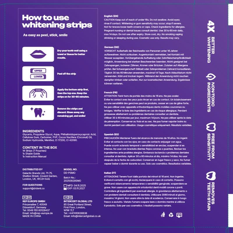 Cushymart Purple Teeth Whitening Strips™