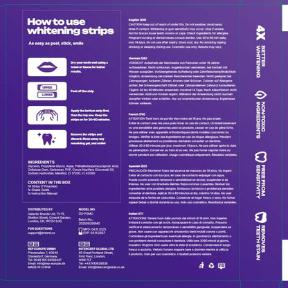 Cushymart Purple Teeth Whitening Strips™